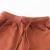 HahaNice Toddler Boys Girls Cotton Jogger Shorts,Little Kids Active Sport Shorts with Drawstring(Brown, 7 Years) view 4