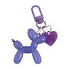 XAM 1-3PCS Cute Jelly Balloon Dog Keychains for Women Cartoon Keychains Car Keys Handbag Accessories-D view 1