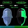 Jfxgjuv Sharklas Polares, Sharky Chanclas Originales, Anglerfish Slides, Cloud Shark Slides in The Dark Thick Sole Non-Slip Open Toe Shark Slippers (Light Green,9.5-10 Women/7.5-8 Men) view 2