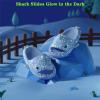 Jfxgjuv Sharklas Polares, Sharky Chanclas Originales, Anglerfish Slides, Cloud Shark Slides in The Dark Thick Sole Non-Slip Open Toe Shark Slippers (Light Green,9.5-10 Women/7.5-8 Men) view 4