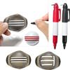 2Pcs Red and Black Golf Ball Line Marker Golf Ball Line Drawing Marker Line Template Liner Drawing Marking Alignment Putting Tool Golf Ball Line Liner Alignment Putting Tool Golf Ball Line Marker Tool view 3