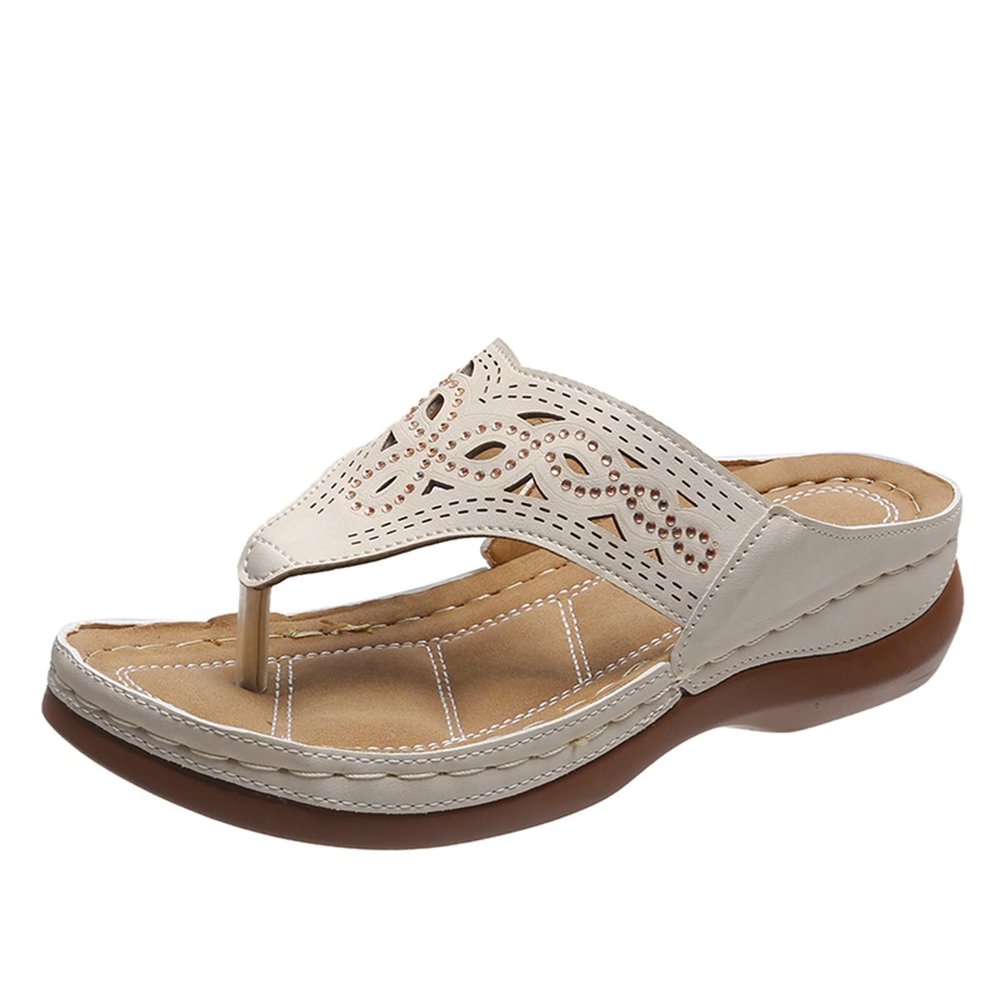 womens sandals comfortable, platform sandals women, Orthopedic Wedge Sandals for Women Dressy Summer Comfortable Walking Sandals with Arch Support Fashion Orthotic Slides Shoes