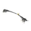 ACAGALA Steel Leader Fishing 20pcs Wire Leaders Heavy Duty Fishing High Strength Fishing Leaders with Swivels and Snaps Black/Red/Green view 1