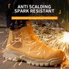 Jueshanzj Work Boots Men's Steel Topped Labor Insurance Shoes Welding Safety Shoes Anti-Smash Anti-Puncture Khaki 6 view 4