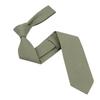 Entwineno Kids Linen Ties - Solid Color Slim Tie for Boys (Sage Green) view 2