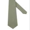 Entwineno Kids Linen Ties - Solid Color Slim Tie for Boys (Sage Green) view 3