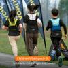 AONIJIE Kids Running Backpack 3L Lightweight with 250ml Water Bag, Sports Backpack, Water Bag for Running, Cycling, Hiking, Marathon (Orange with 250ml Flask) view 2