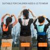 AONIJIE Kids Running Backpack 3L Lightweight with 250ml Water Bag, Sports Backpack, Water Bag for Running, Cycling, Hiking, Marathon (Orange with 250ml Flask) view 3
