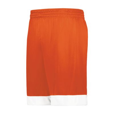 Augusta Sportswear Swish Reversible Basketball Shorts, Orange/White, 2XL