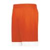 Augusta Sportswear Swish Reversible Basketball Shorts, Orange/White, 2XL view 1