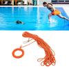 HERCHR Water Floating Lifesaving Rope, Floating Rope for Boating Orange Floating Tow Rope Rescue Lifeguard Lifesaving Throwing Rings Rope view 3
