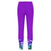 Zaldita Girls Solid Color Swim Leggings UPF 50+ Sun Protective Cover Up Long Pants Dance Tights Purple A 16 Years view 2