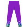 Zaldita Girls Solid Color Swim Leggings UPF 50+ Sun Protective Cover Up Long Pants Dance Tights Purple A 16 Years view 3