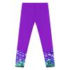 Zaldita Girls Solid Color Swim Leggings UPF 50+ Sun Protective Cover Up Long Pants Dance Tights Purple A 16 Years view 4