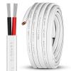 14 Gauge 20ft Marine Wire,2 Core Insulated Duplex Marine Grade Wire Tinned Copper Standard Electrical Wire Outdoor for Boat/Maine/Automotive/RV/Camper/Trailer view 1