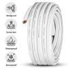14 Gauge 20ft Marine Wire,2 Core Insulated Duplex Marine Grade Wire Tinned Copper Standard Electrical Wire Outdoor for Boat/Maine/Automotive/RV/Camper/Trailer view 3