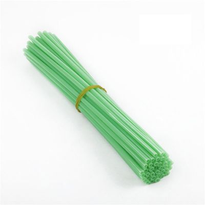 72pcs Universal Motorcycle Dirt Bike Wheel Rim Spoke Skins Covers Wrap Tubes Decor Protector For Motocross Moto (Color : Green)