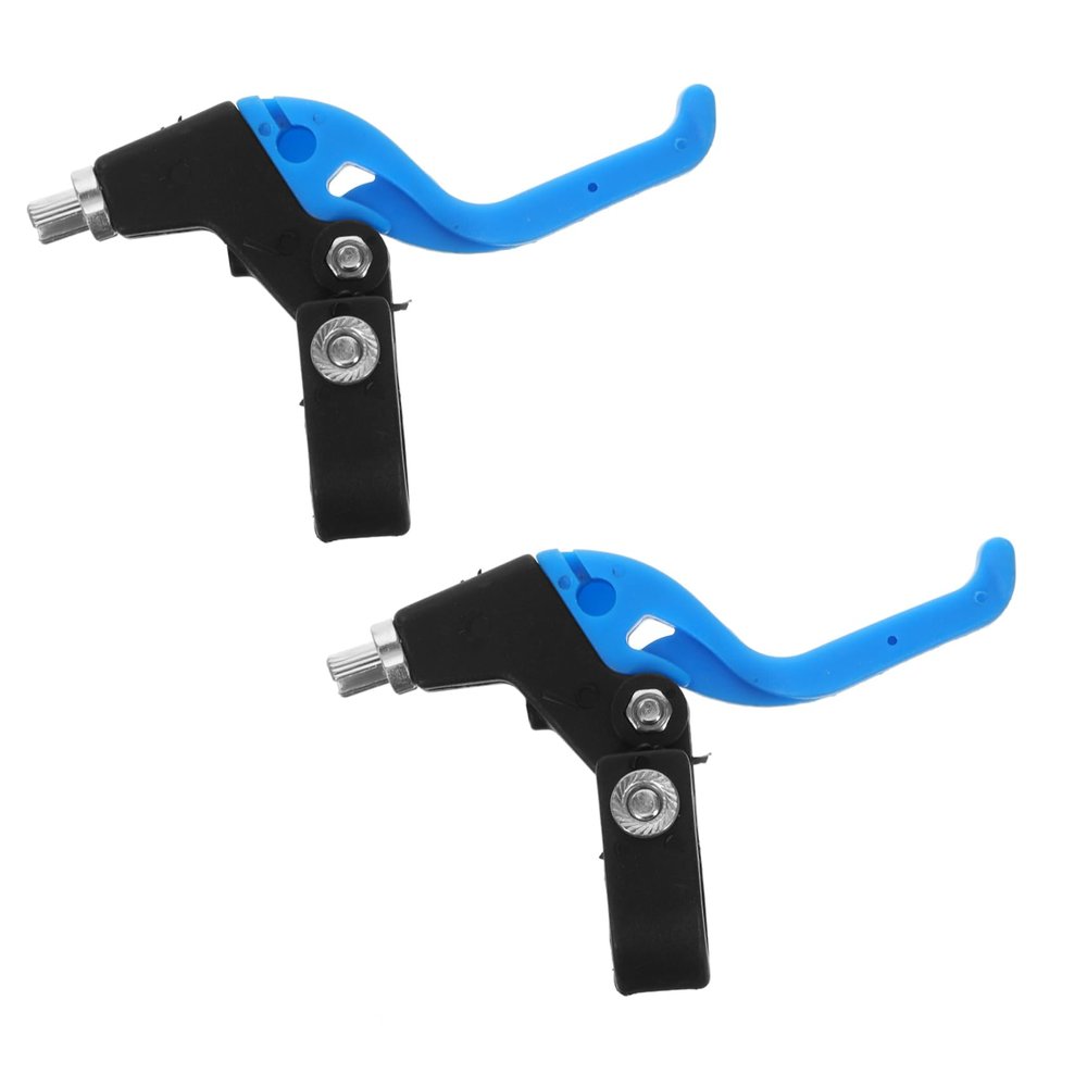 PartyKindom Boy Girl Bike Brake Levers Hand Brakes for Boy Girl Easy to Install Fits Handlebars Essential Safety Accessory Pair