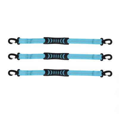 Yuecoom Ski Boot Carrier Straps,3 Pcs Roller Skate Nylon Ski Boots Carrier Strap Snowboard Boot Shoulder Sling Leash for Women Men(Blue)
