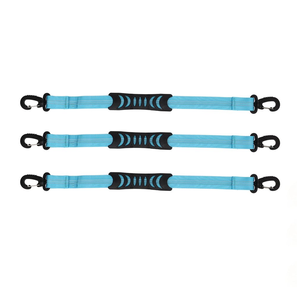 Yuecoom Ski Boot Carrier Straps,3 Pcs Roller Skate Nylon Ski Boots Carrier Strap Snowboard Boot Shoulder Sling Leash for Women Men(Blue)