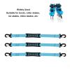 Yuecoom Ski Boot Carrier Straps,3 Pcs Roller Skate Nylon Ski Boots Carrier Strap Snowboard Boot Shoulder Sling Leash for Women Men(Blue) view 4