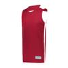 Augusta Sportswear Swish Reversible Basketball Jersey, Scarlet/White, S view 1