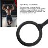 XHTLLO Black ABS Anti Slip Adjustable Fitness Rings, Polyester Ribbon Pull Up Exercise Rings for Gymnastics Training view 2