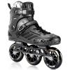 3 Wheels Fitness Inline Speed Skates for Unisex110mm Roller Skates Blades (Black, Men 6/Women 7 38) view 1