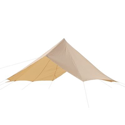 UNISTRENGH Waterproof Tent Tarp Sunshade for 4M 5M 6M Dual Doors Yurt, Heavy Duty Oxford Top Roof Cover Shelter for Cotton Canvas Camping Tent (for 5M Double Doors Tent)