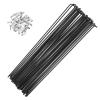 10PCS 12G Fit For Bicycle Spokes with Nipples Stainless Steel J Bend Spoke For Bike Wheel/E-Bike Hub Motor Wheel Black Spoke 117-259mm (Color : 10PCS 12G 247mm) view 1
