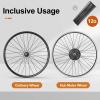 10PCS 12G Fit For Bicycle Spokes with Nipples Stainless Steel J Bend Spoke For Bike Wheel/E-Bike Hub Motor Wheel Black Spoke 117-259mm (Color : 10PCS 12G 247mm) view 3