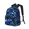 DRTGEDS Many Blue Roses Backpacks Lightweight With 1 Main Compartment, Shoulder Rucksack Carry-On view 2