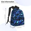 DRTGEDS Many Blue Roses Backpacks Lightweight With 1 Main Compartment, Shoulder Rucksack Carry-On view 4