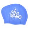 plplaaoo Swim Caps for Long Hair,Swimming Cap,Silicone Swimming Caps,Swimming Cap Printing Silicone Waterproof Long Hair Special Short Hair Children Ladies Diving Cap(Blue) view 1