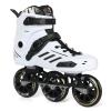 3 Wheels Fitness Inline Speed Skates for Unisex110mm Roller Skates Blades (White, Men 11/Women 12 47) view 1