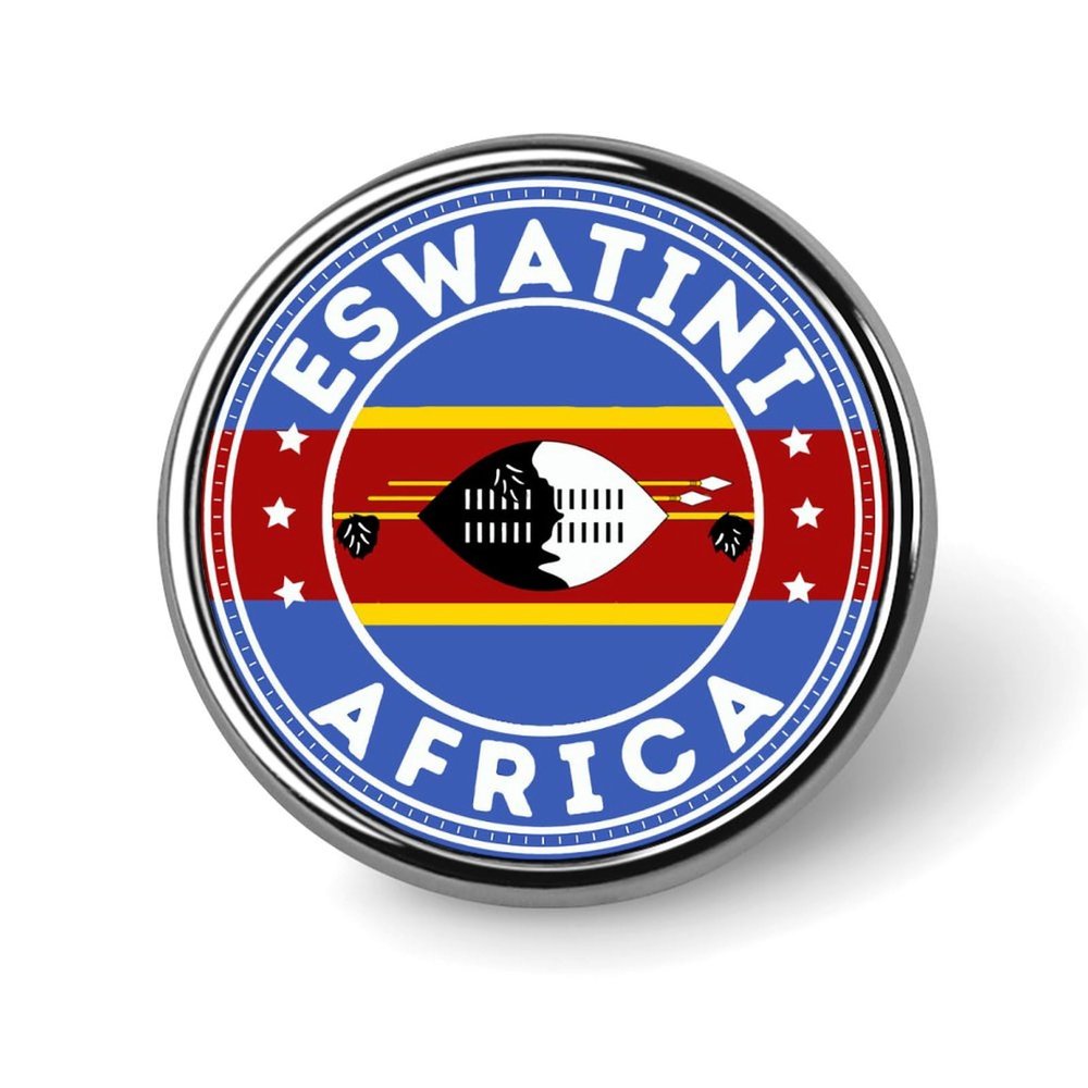 Eswatini Flag Pin Brooch Badge Lapel Pin Hat Backpack Decoration