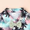 3t Boy Clothes Baby Toddler Outfits Summer Shorts Hawaiian Style Beach Clothes Shirt & Shorts Set Green 3-4 Years old view 4