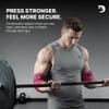 DMoose Fitness Elbow Wraps for Weightlifting (Pair) - 40'' Adjustable Elbow Strap for Gym Workout & Bench Press, Compression Elbow Wraps for Tendonitis & Joint Support, Elbow Sleeve Weightlifting Wrap view 3