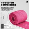 DMoose Fitness Elbow Wraps for Weightlifting (Pair) - 40'' Adjustable Elbow Strap for Gym Workout & Bench Press, Compression Elbow Wraps for Tendonitis & Joint Support, Elbow Sleeve Weightlifting Wrap view 4