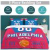 Custom Basketball Comforter Set,3 Piece(1 Comforter+2 Pillowcase)Comforter Set,Quilt Bedding Set for Basketball Fans,Personalized Name Number,Soft and Lightweight,Sports Basketball Bedroom Decor view 4