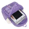 Esfoxes Mesh School Backpack for Girls Boys Women Men, Heavy Duty See Through College Bookbag School Bag (Lavender Purple) view 3
