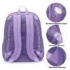 Esfoxes Mesh School Backpack for Girls Boys Women Men, Heavy Duty See Through College Bookbag School Bag (Lavender Purple) view 4