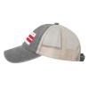 Flag of The District of Columbia Baseball Cap for Women Mens Hats Retro Mesh Caps Dad Hat Gray view 4