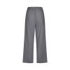 Linen Capri Pants for Women Casual Loose Wide Leg Capris with Pockets Summer Drawstring High Waisted Cropped Pants Linen Pants Women Petite Wide Leg Trouser Pants Womens Capri Yoga Pants view 3