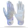 Stealth Football Lineman Gloves White, Battle College Lineman, Be a Villain Not a Joker with Padded Protection, Youth, Kids, Men, Boys, Small to XXL Sizes view 1