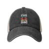 A Bad Attitude is Worse Than A Bad Swing Baseball Cap for Women Mens Hats Retro Mesh Caps Dad Hat Black view 1