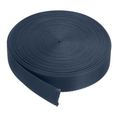 MECCANIXITY Nylon Webbing Strap Flat 1 Inch 10 Yards Bright Blue for DIY Repair, Backpack, Luggage-Rack, Crafts