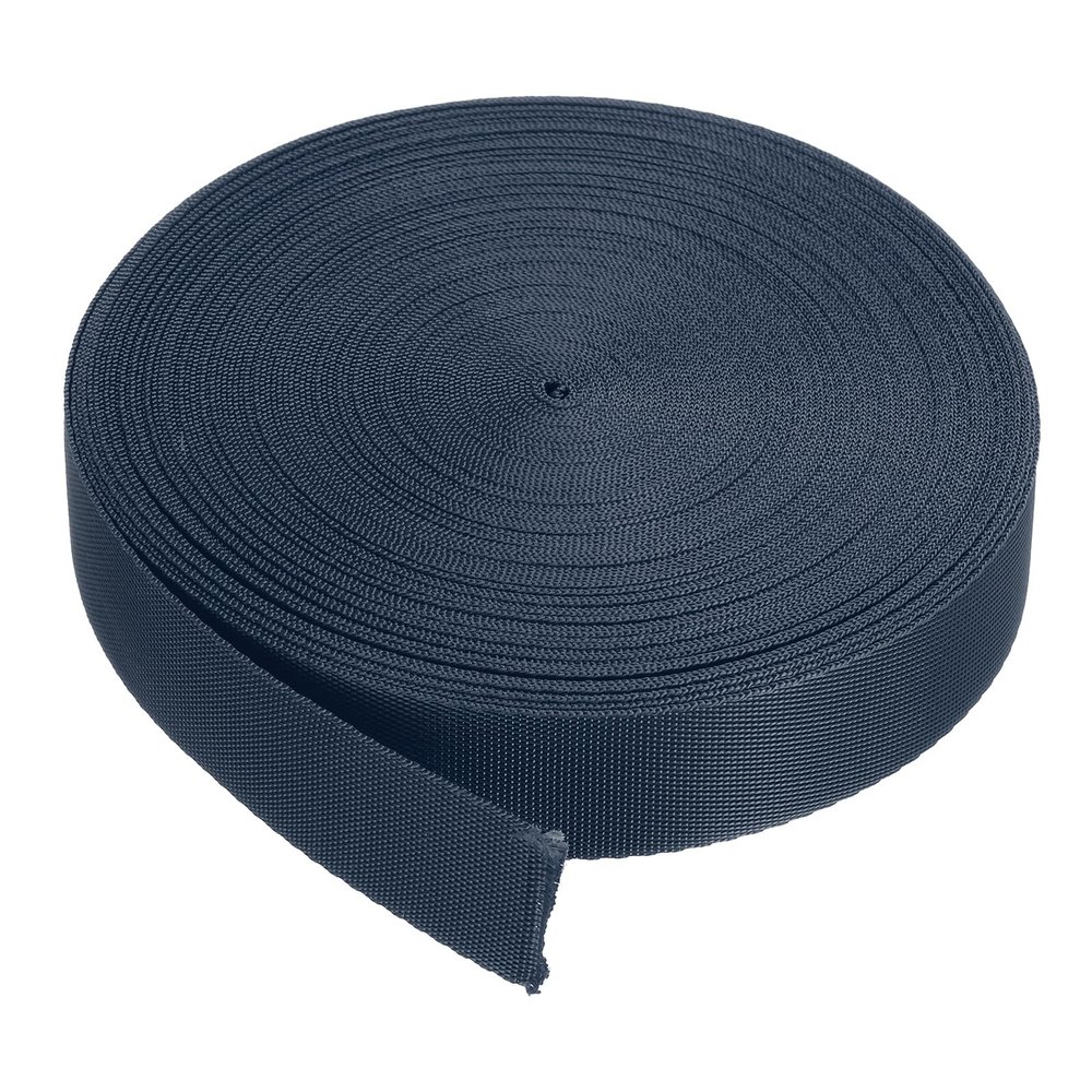 MECCANIXITY Nylon Webbing Strap Flat 1 Inch 10 Yards Bright Blue for DIY Repair, Backpack, Luggage-Rack, Crafts