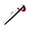 Aosekaa Fencing Foam Sword Training Aid for Beginners Practice for Adults Dueling Rapier, Red view 4