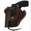 Barsony New Brown Leather Western Style Holster for Charter ARMS Chic Lady Left view 3
